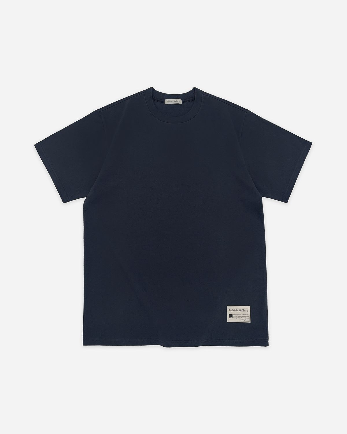 티셔츠 갤러리(TSHIRTS GALLERY) [14s BODY]  오버사이즈 반팔 티셔츠 - NAVY