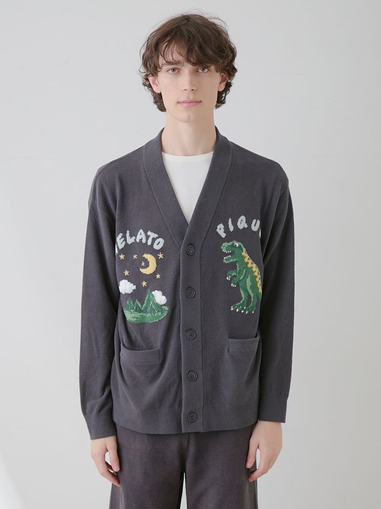 [MEN] AIRY MOCO 공룡 자카드 가디건 PMNT251979