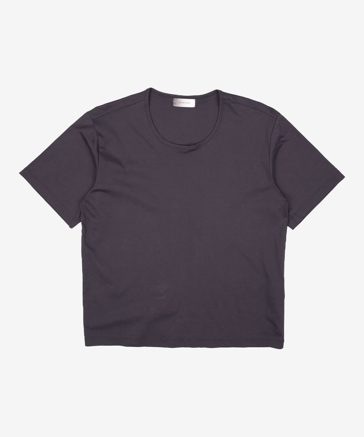 메종미네드(MAISON MINED) BLESS U NECK HALF T BLACK S