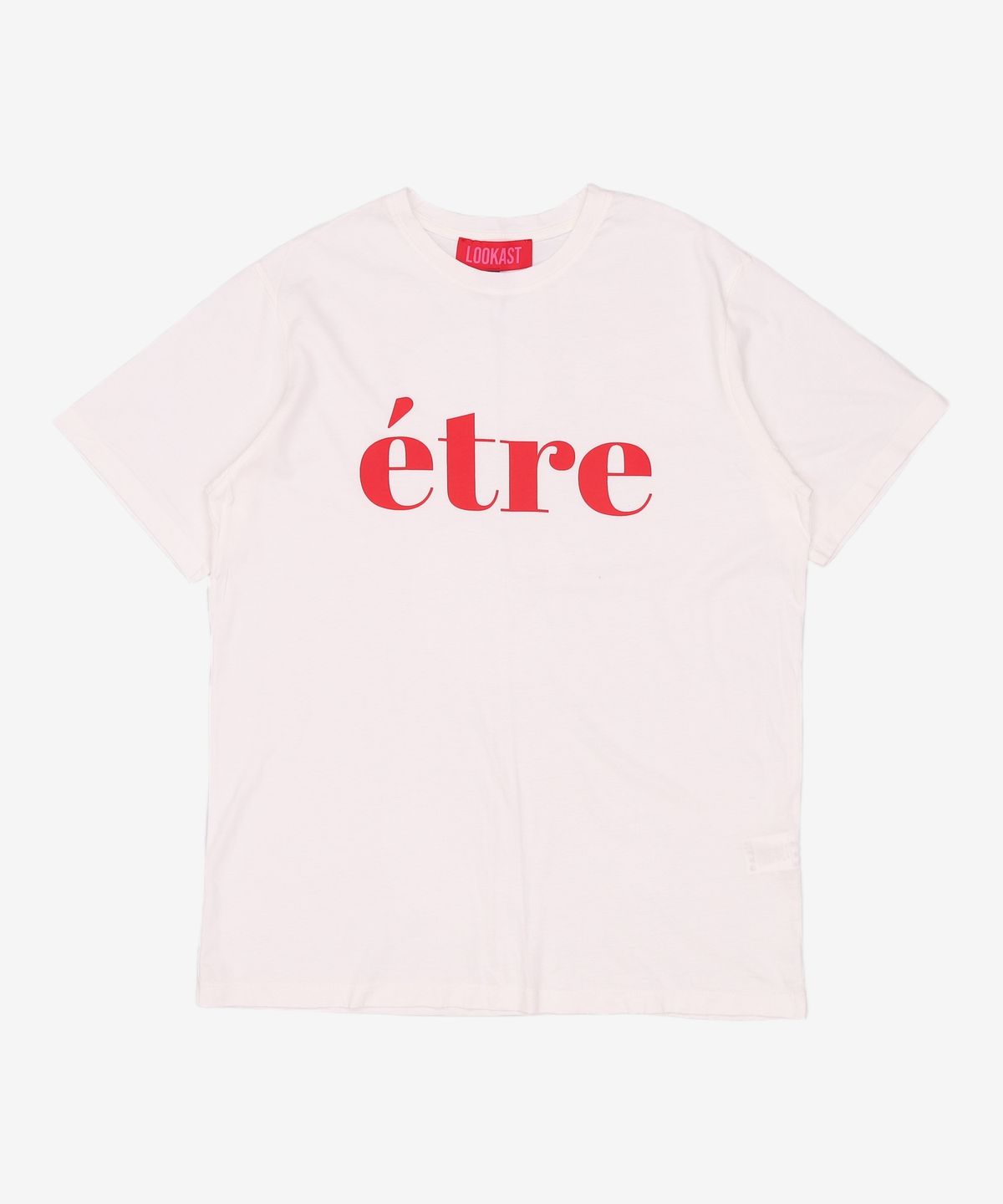 룩캐스트(LOOKAST) WHITE ETRE LOGO TSHIRT ONE