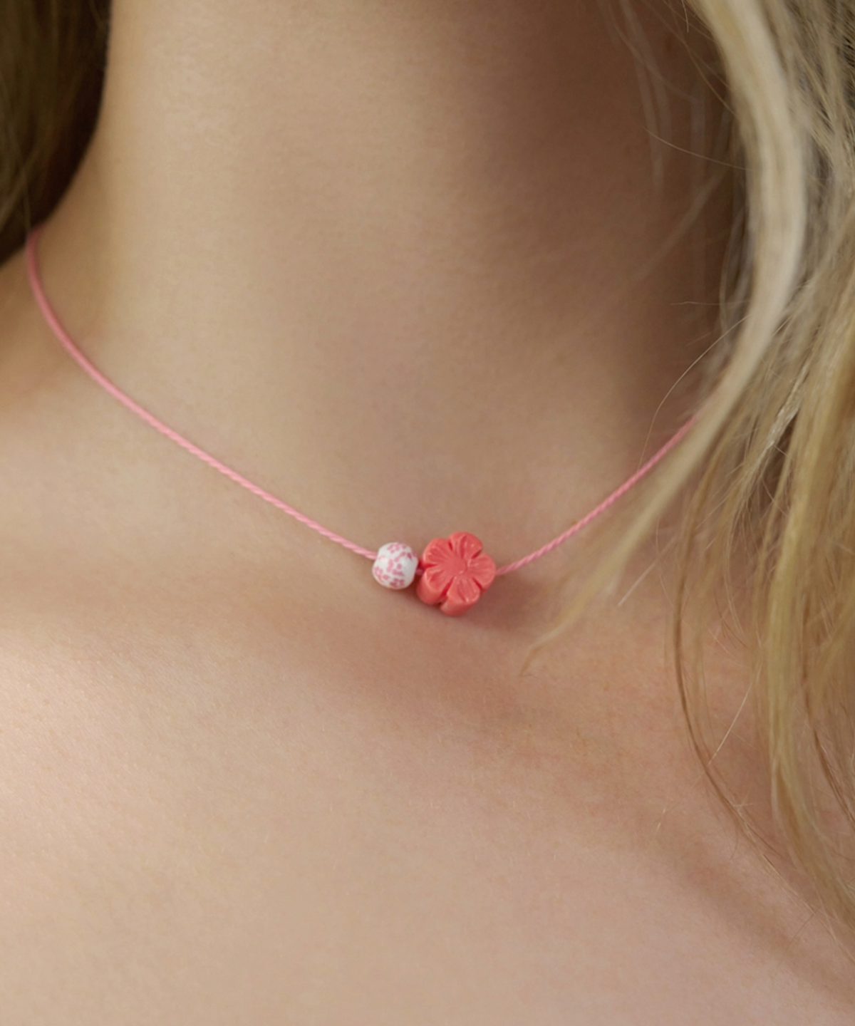 판타스틱 플래닛(FANTASTIC PLANET) cherry blossom string necklace