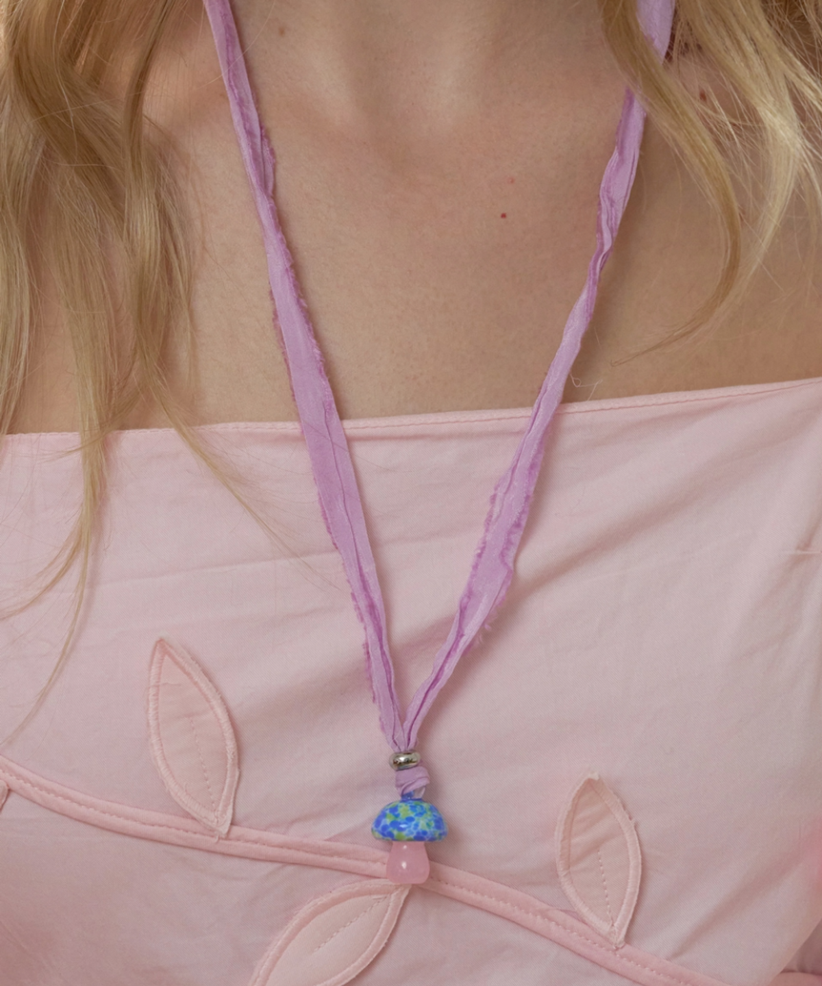 판타스틱 플래닛(FANTASTIC PLANET) candy mushroom silk necklace