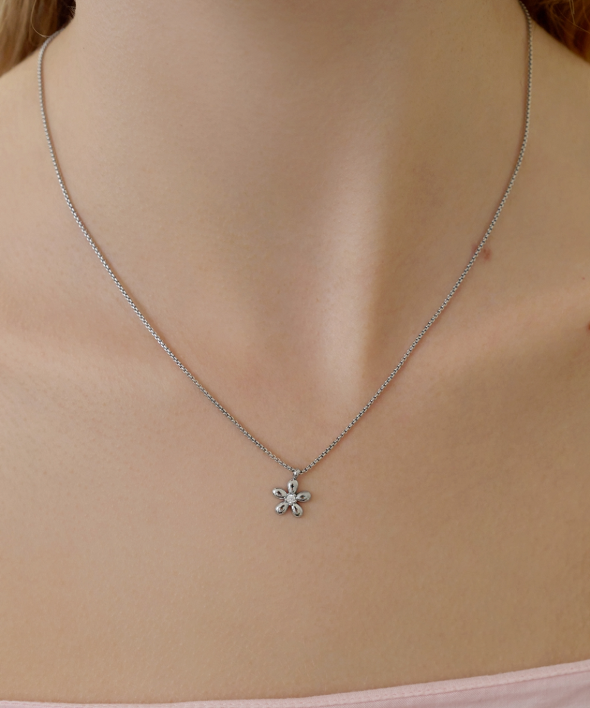 판타스틱 플래닛(FANTASTIC PLANET) glossy flower necklace