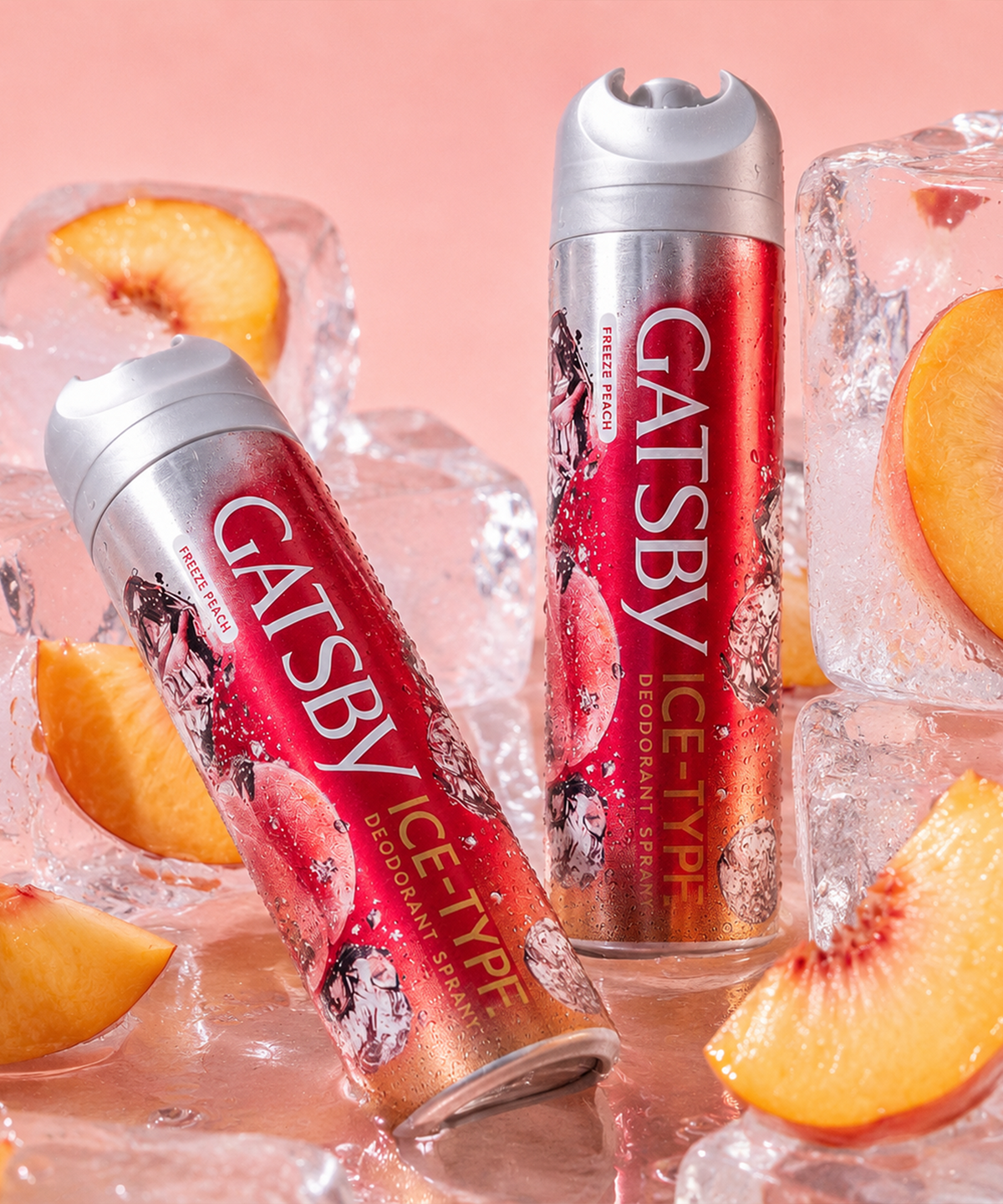 갸스비(GATSBY) 아이스 타입 데오도란트 스프레이 피치 216ml X 2개