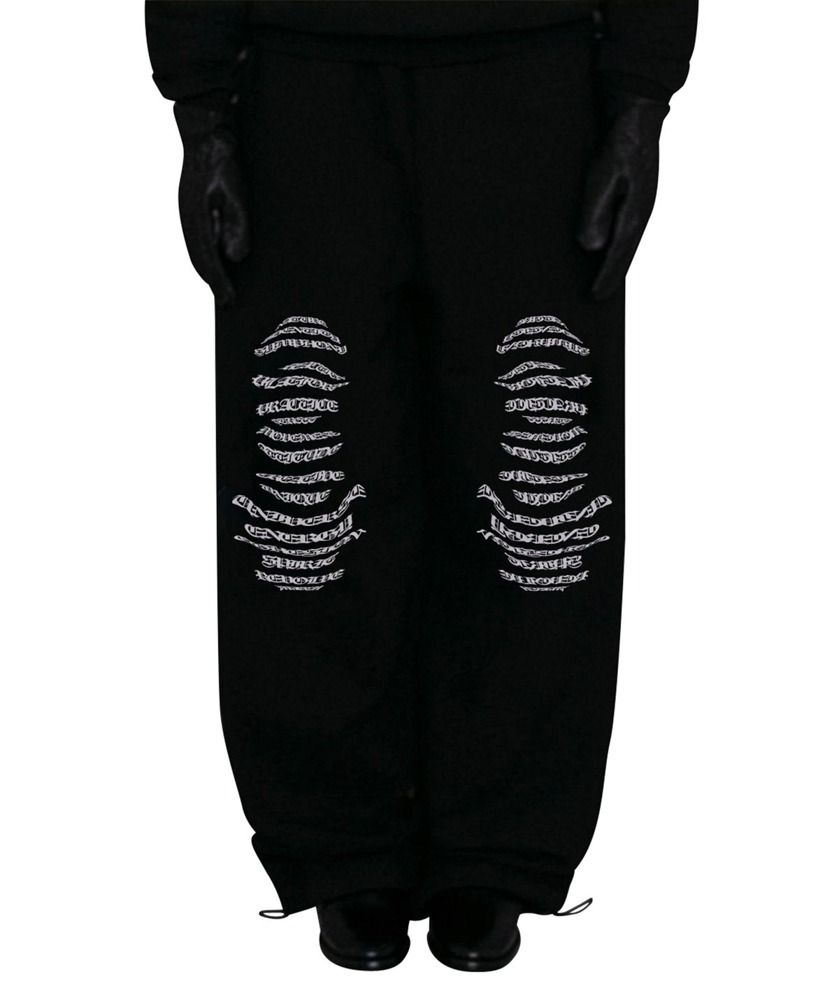 더트(DURT) BONE CORE SWEATPANTS (BLACK)