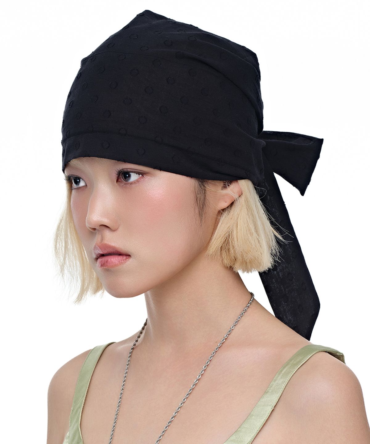 에이레브(EIREVE) 롱 타이 반다나 (블랙)