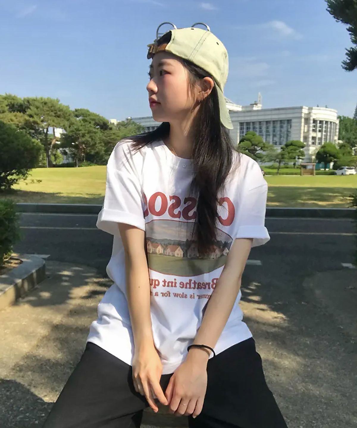 코소(COSO) CC 선데이 모닝 반팔 티셔츠(4 COLORS)
