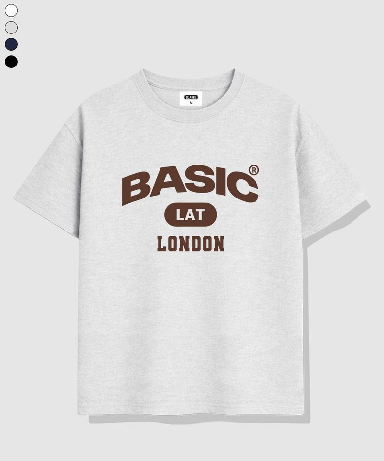 City London overfit short-sleeved T-shirt 4 Color [BLSE_1008]