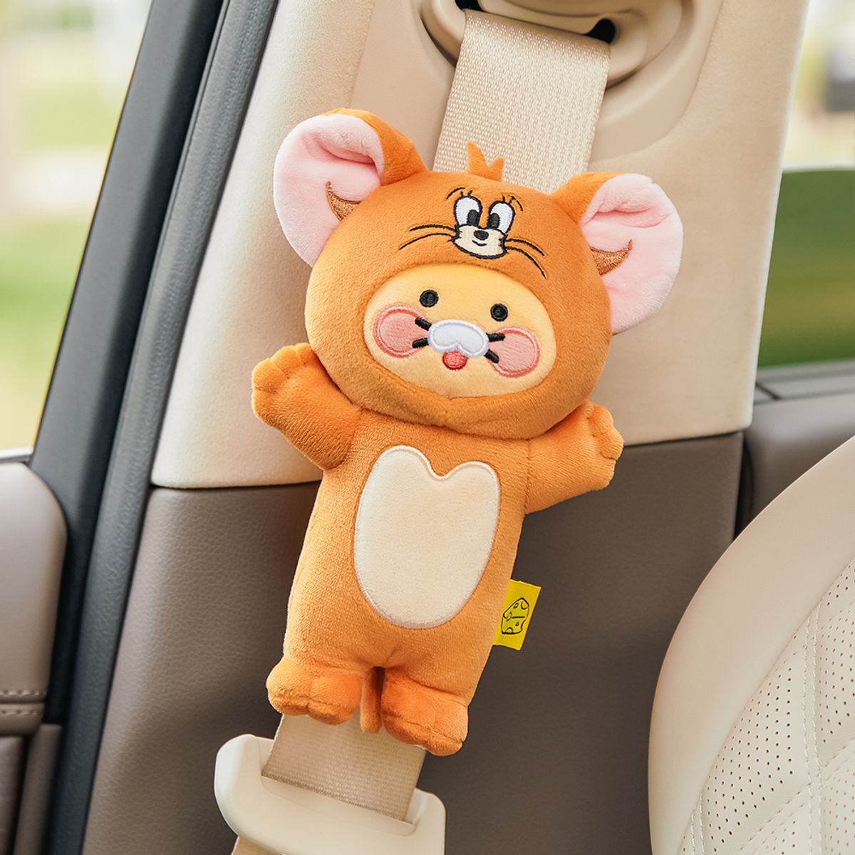 카카오프렌즈(KAKAO FRIENDS) 톰과제리X카카오프렌즈 안전벨트 커버_춘식이
