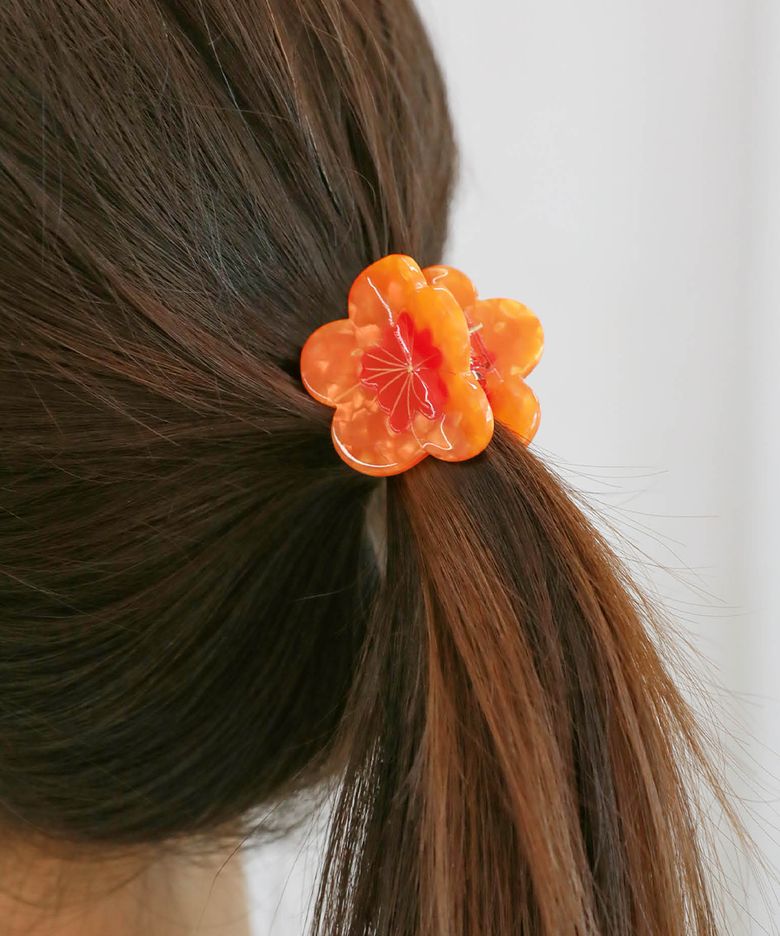 (선물포장) Nasturtium Mini Hair Claw