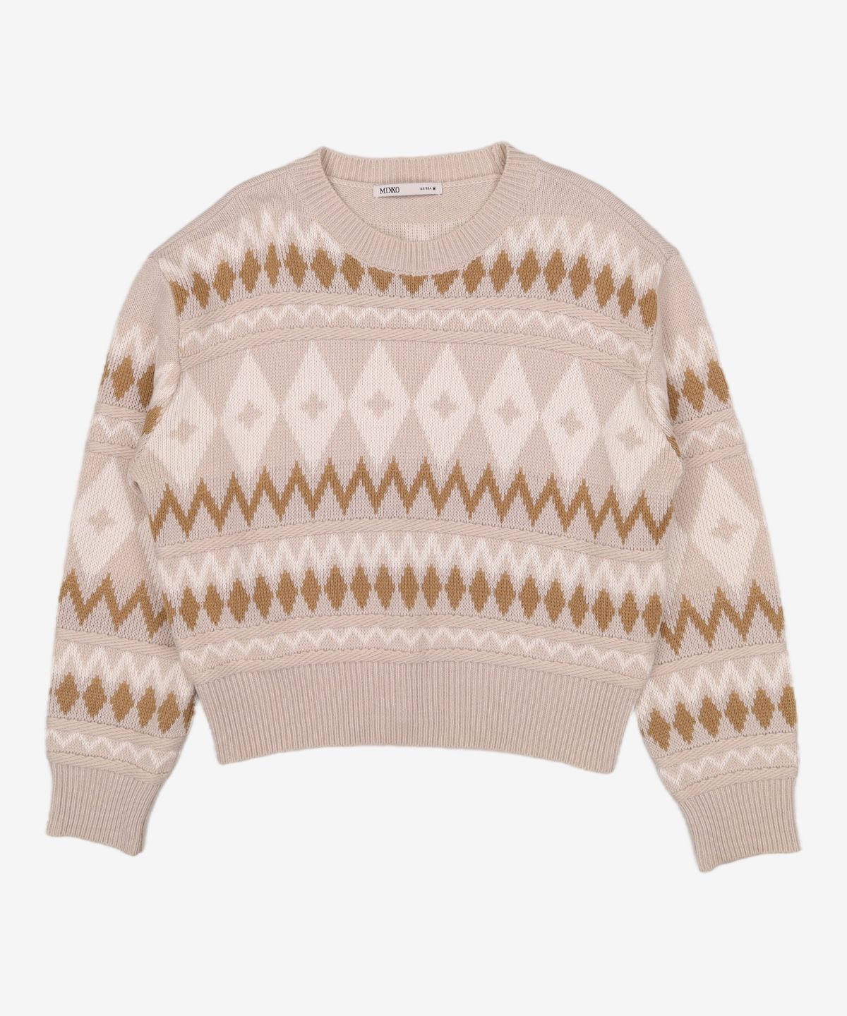 미쏘(MIXXO) 페어아일 풀오버 MIWKACT28T M