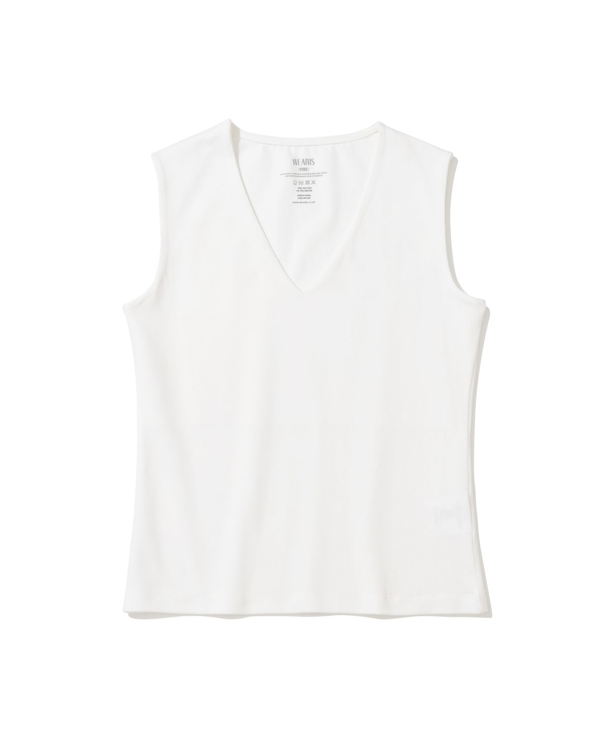 웨어리즈(WEARIS) V넥 슬리브리스