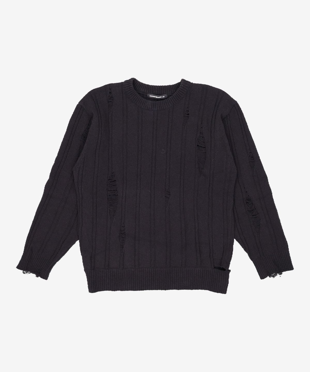 엠엠지엘(MMGL) DISTRESSED SWEATER (BLACK) 2
