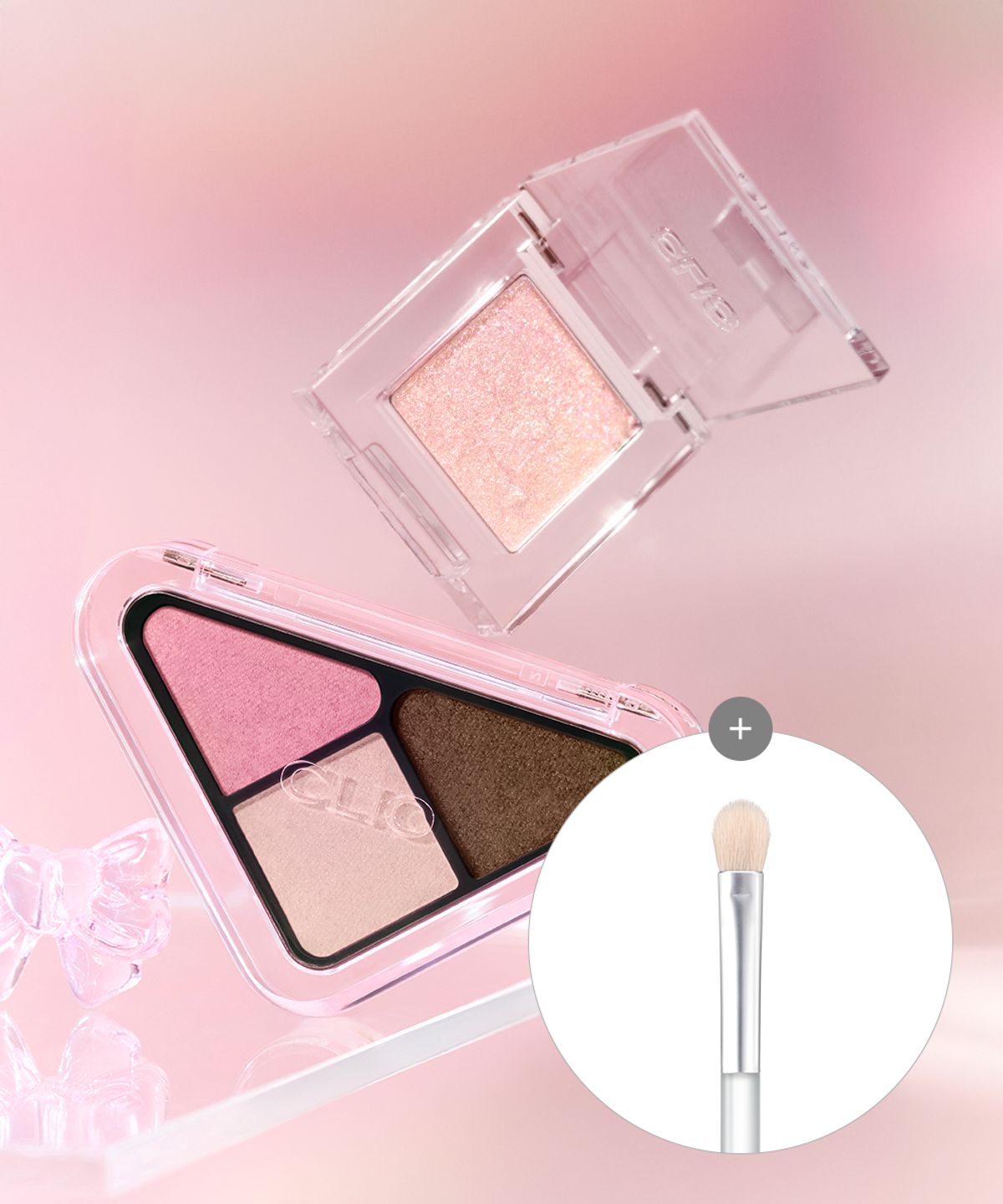 클리오(CLIO) [SET] 에센셜 섀도우 탭(1~5호) + 프로 싱글섀도우 [증정] 섀도우브러쉬1P
