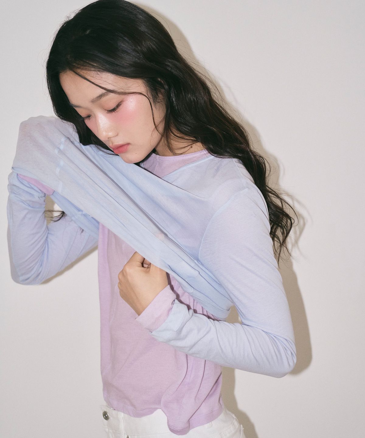 오브유이(AUBE UE) [6color] 심 라운드 티셔츠