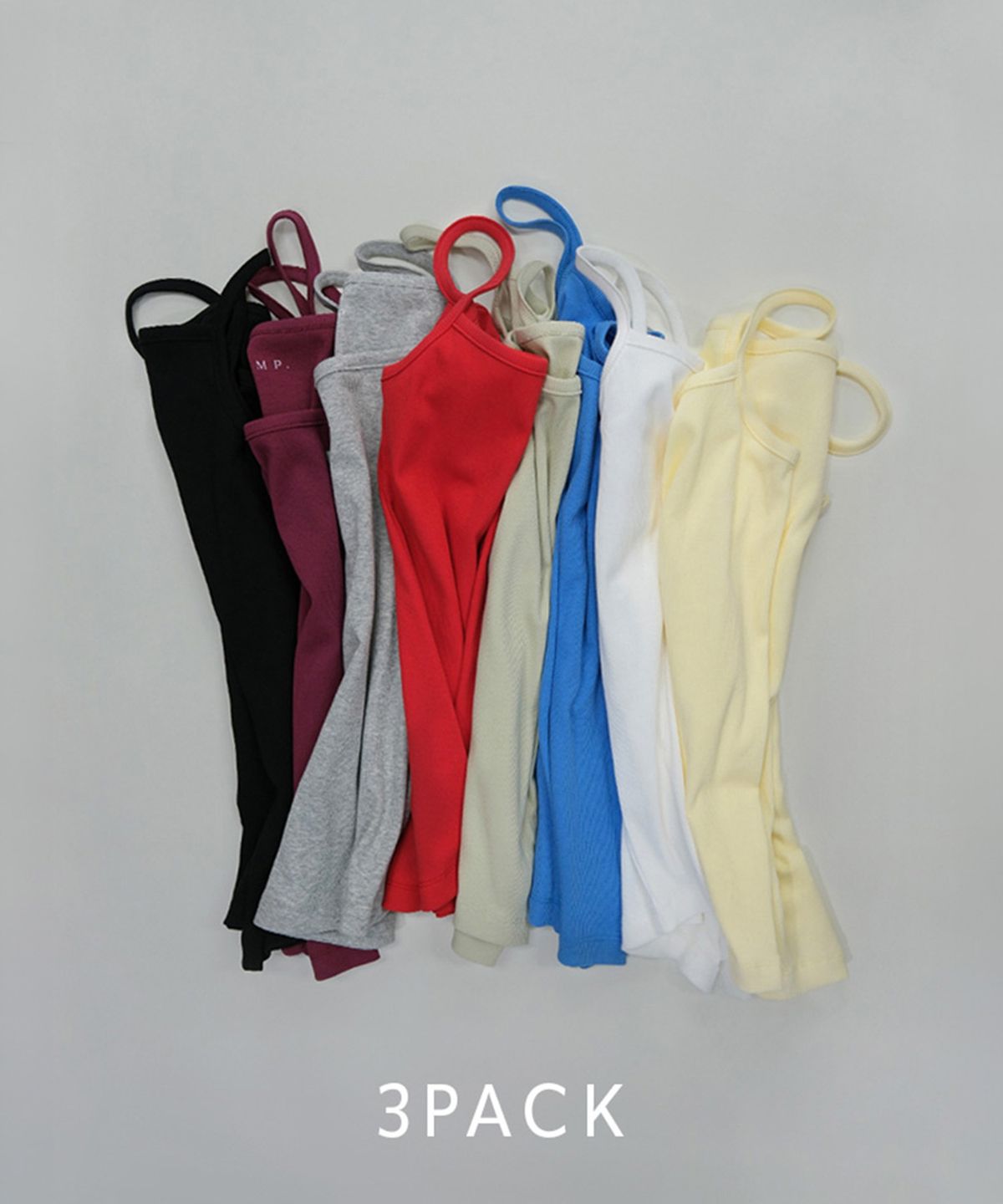 망고매니플리즈(MANGO MANY PLEASE) [ROUTINE] CAMPA SLEEVELESS_3PACK