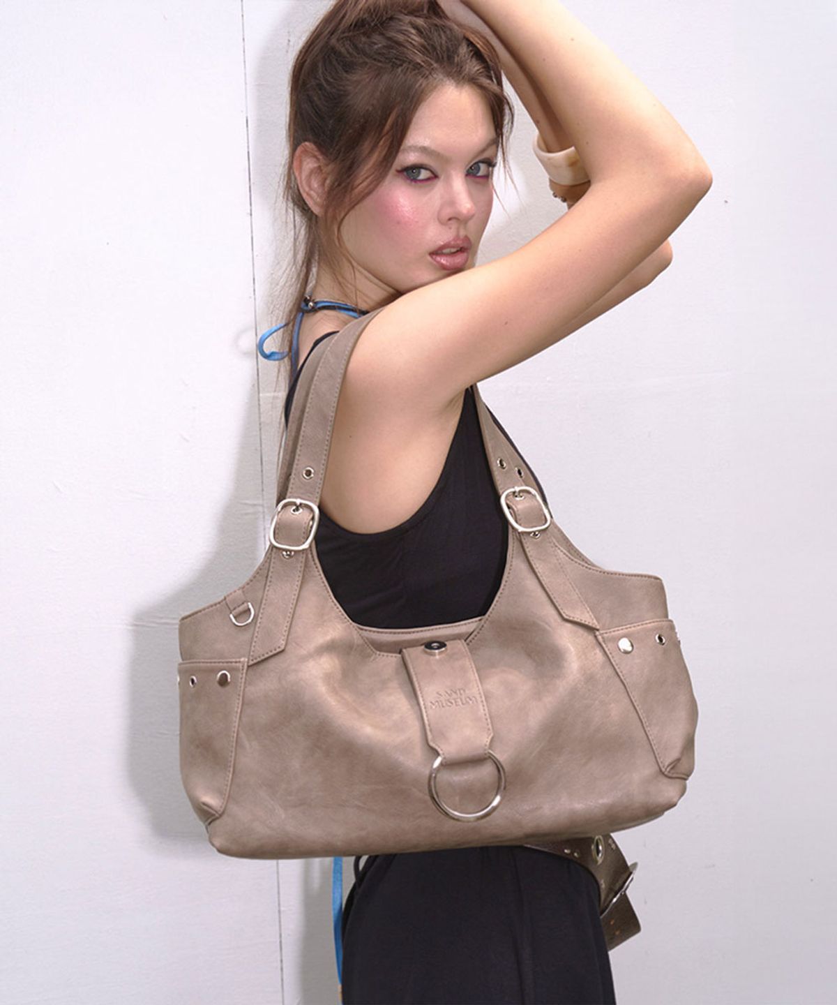 샌드뮤지엄(SAND MUSEUM) HOWDY BAG MINI [Mocha]