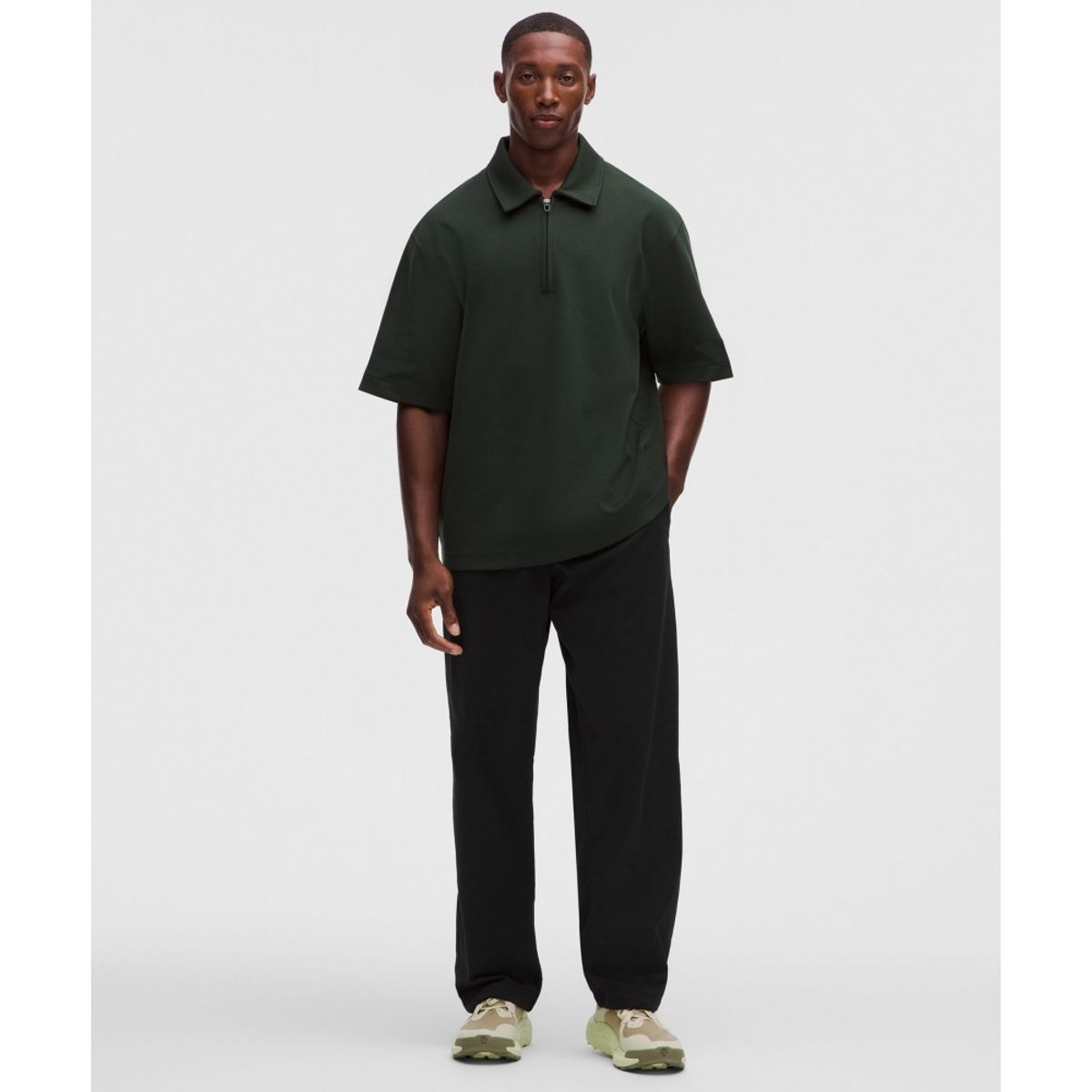룰루레몬(LULULEMON) 언셰이큰 릴랙스 핏 팬츠 *레귤러  BLK