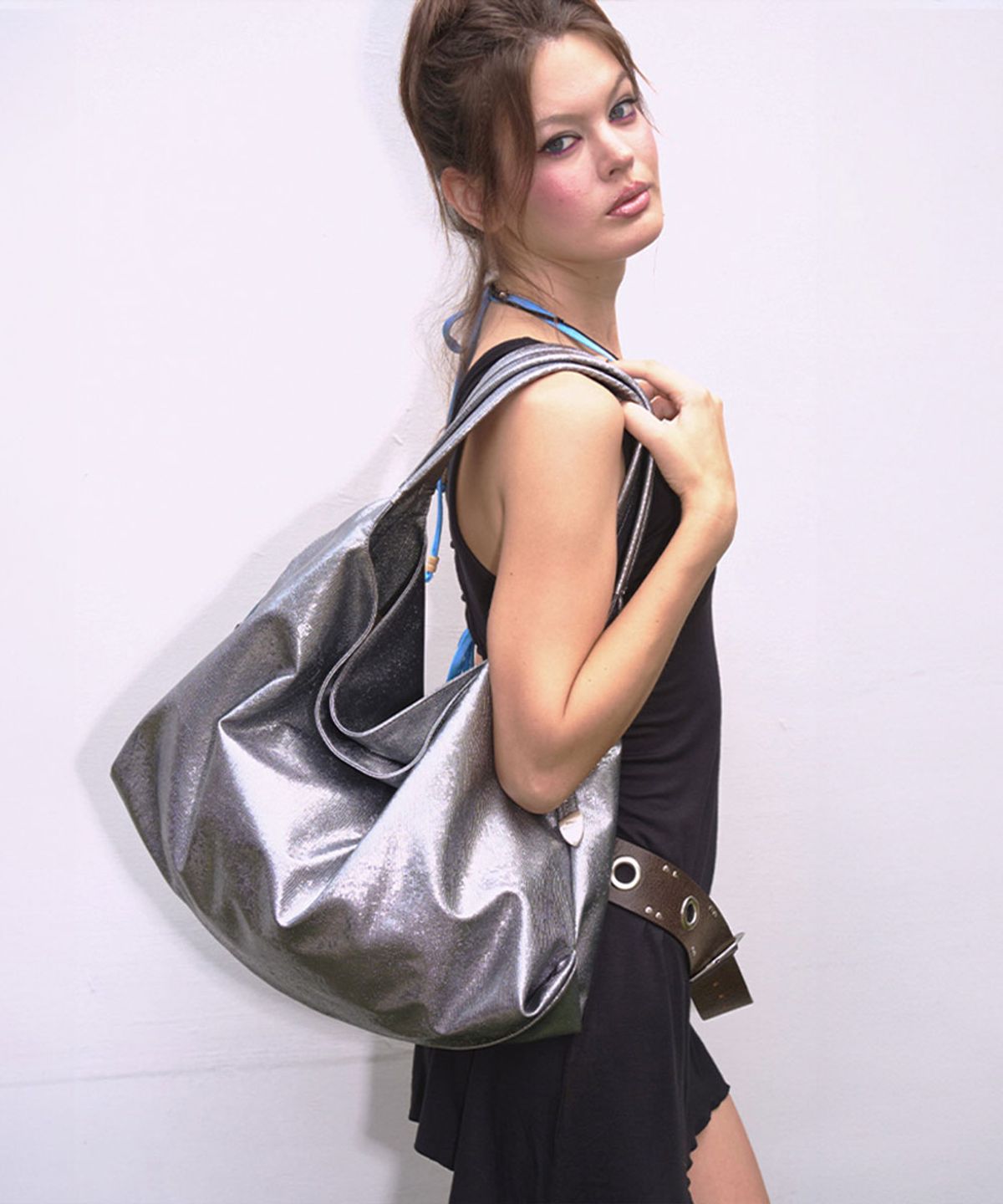 샌드뮤지엄(SAND MUSEUM) CACTUS HOBO BAG [Pearl Metal]