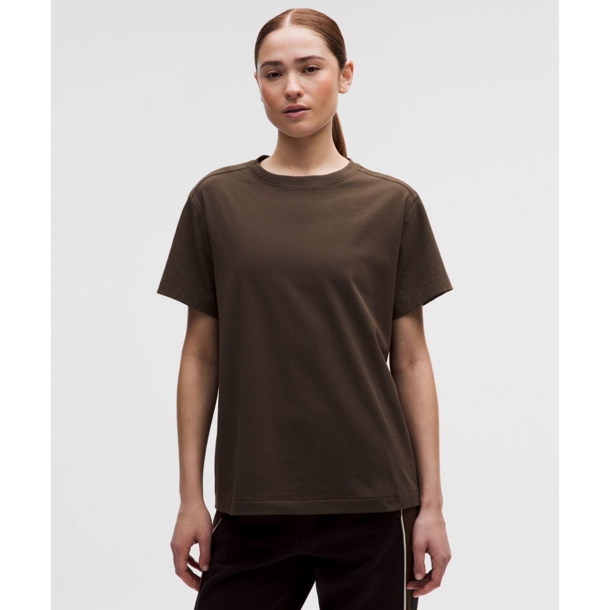 룰루레몬(LULULEMON) 코튼 크루넥 티셔츠  WALC