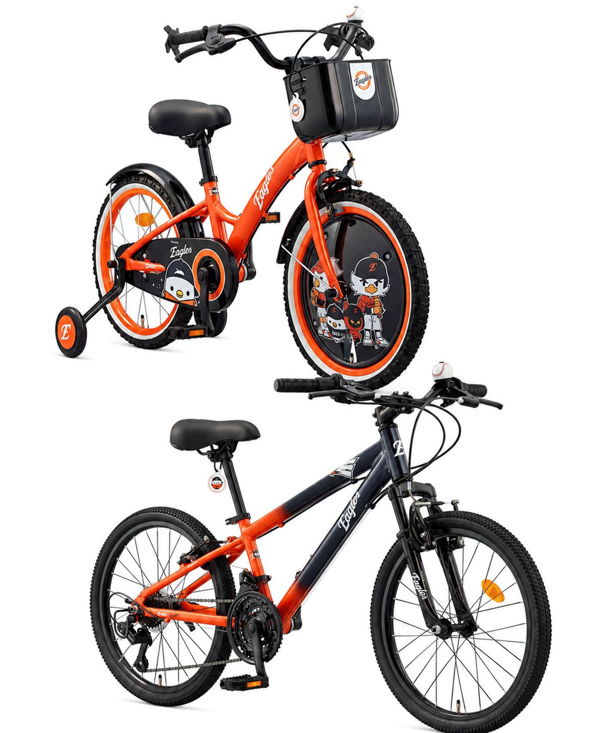 삼천리자전거(SAMCHULY BICYCLE) [삼천리 x KBO 콜라보/사은품 3종 증정] KBO 한화 이글스 18인치 , 22인치 100% 완조립 아동용 자전거