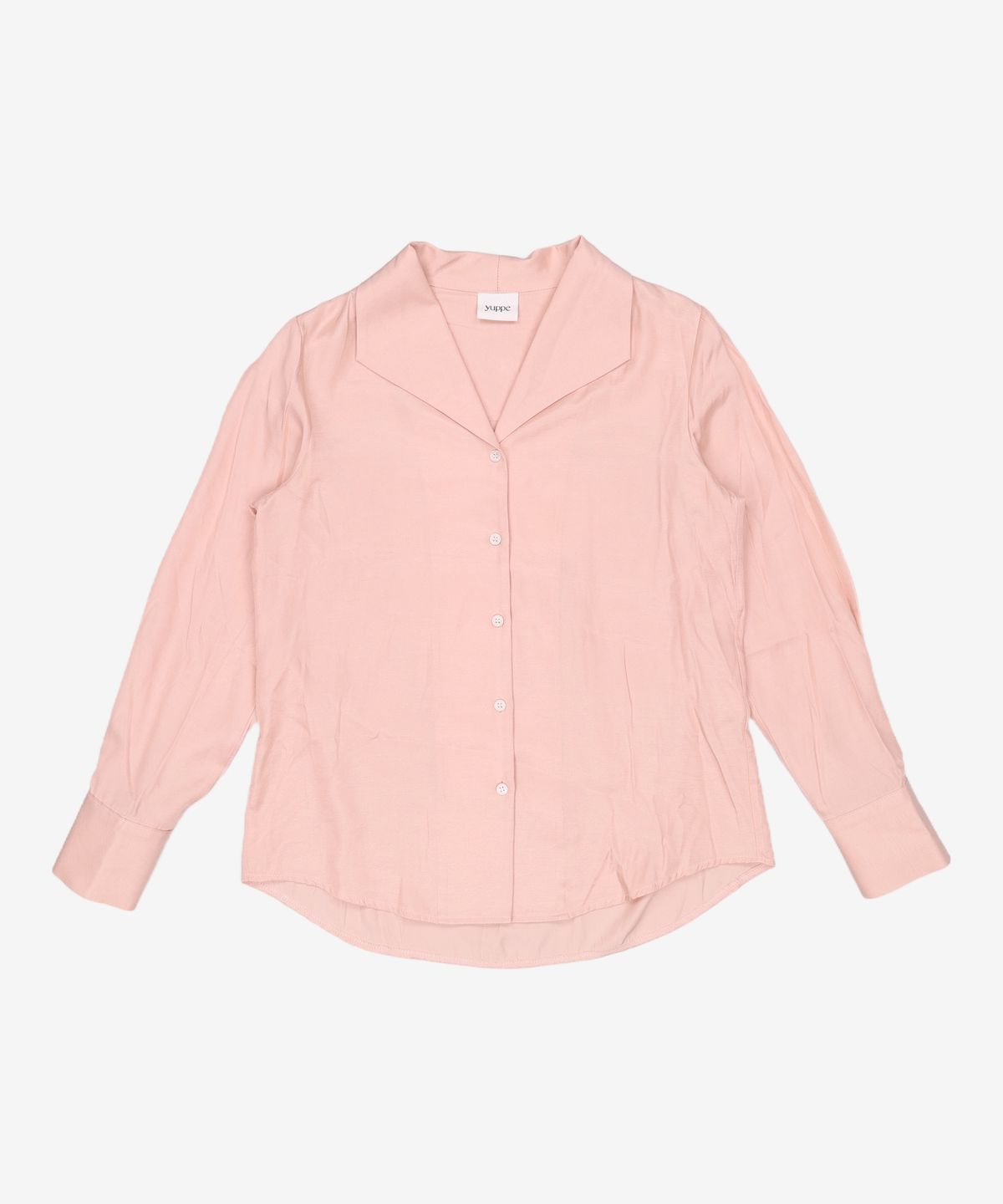 엽페(YUPPE) COLOR TIE SHIRT_NAVY FREE
