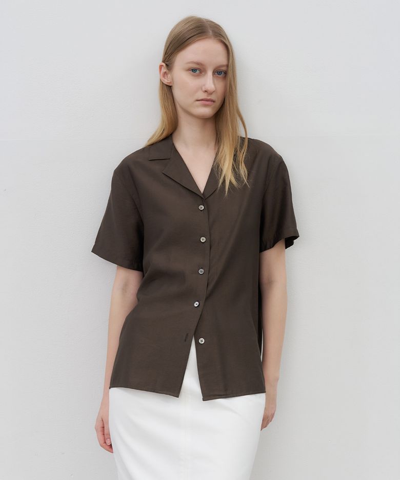 Fluid Open Collar Shirt_2 Color