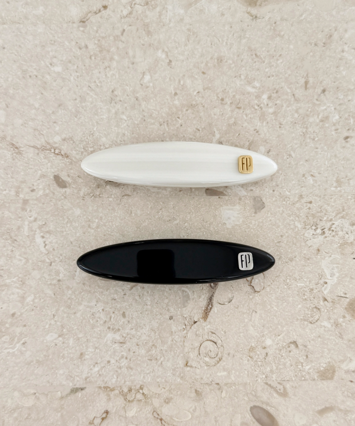 판타스틱 플래닛(FANTASTIC PLANET) flat ellipse hair pin (2colors)