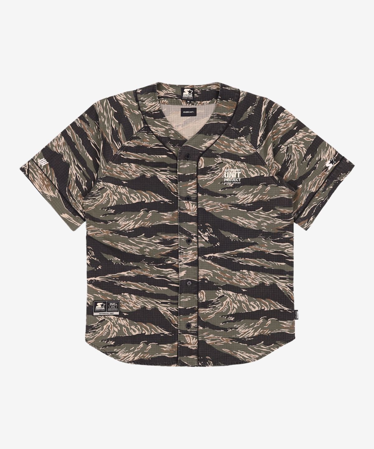 스타터(STARTER) 스타터 x 오버캐스트 카뮤 베이스볼 셔츠 STARTER X OVCCAMU BASEBALL SHIRTS M