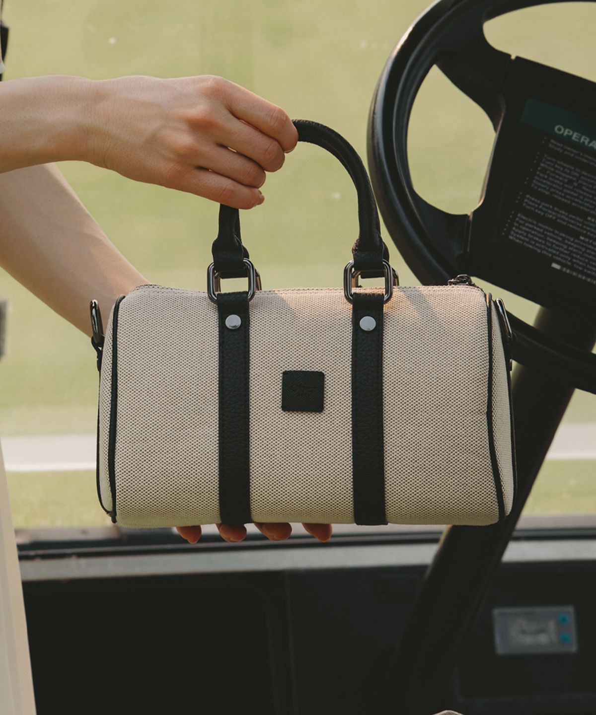 오베르 골프(OBER GOLF) 오베르 롤 카트백(라이트베이지)