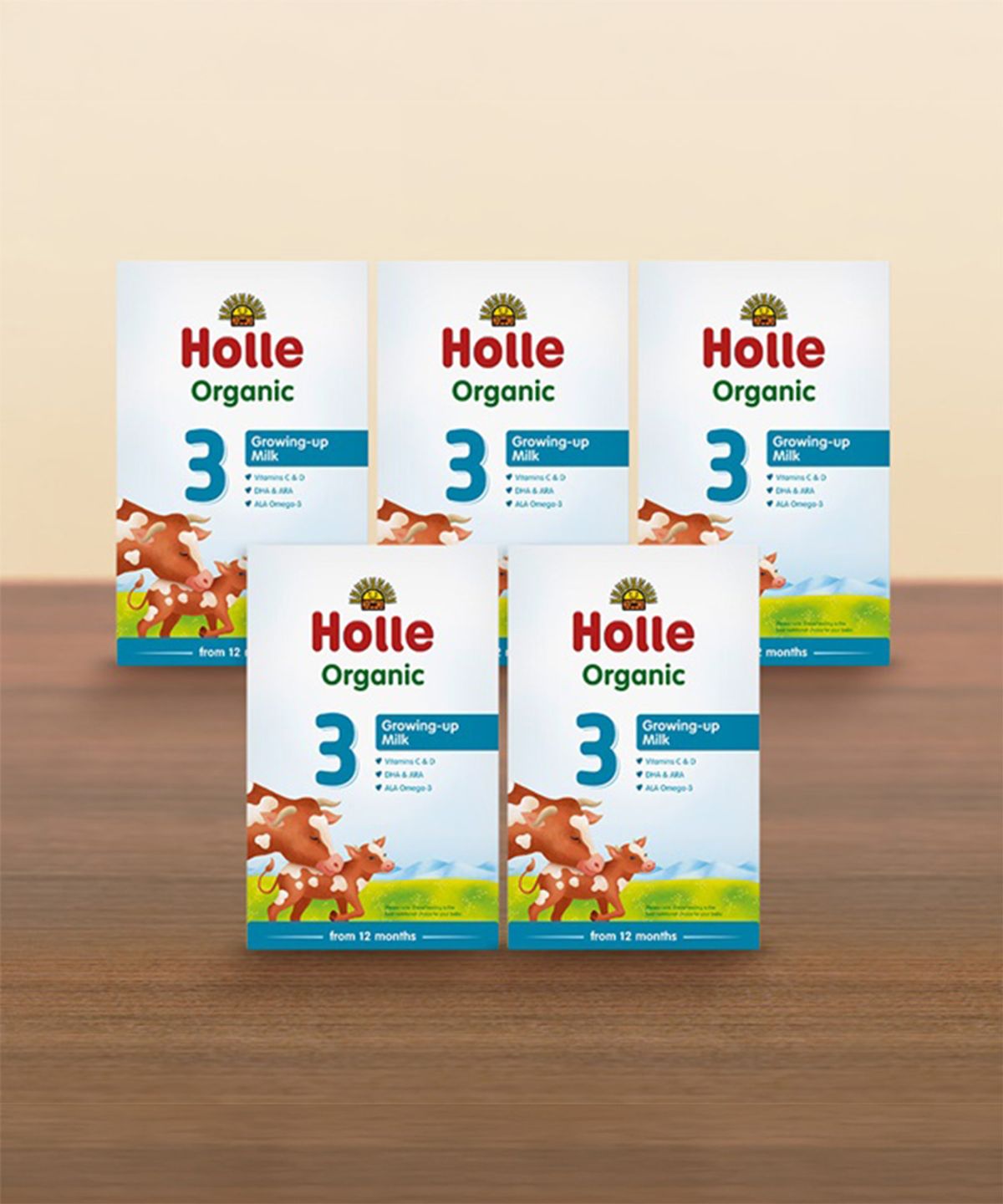 홀레(HOLLE) [홀레] 유기농 분유 3단계 5개세트 (12개월 부터) 500g, 5개
