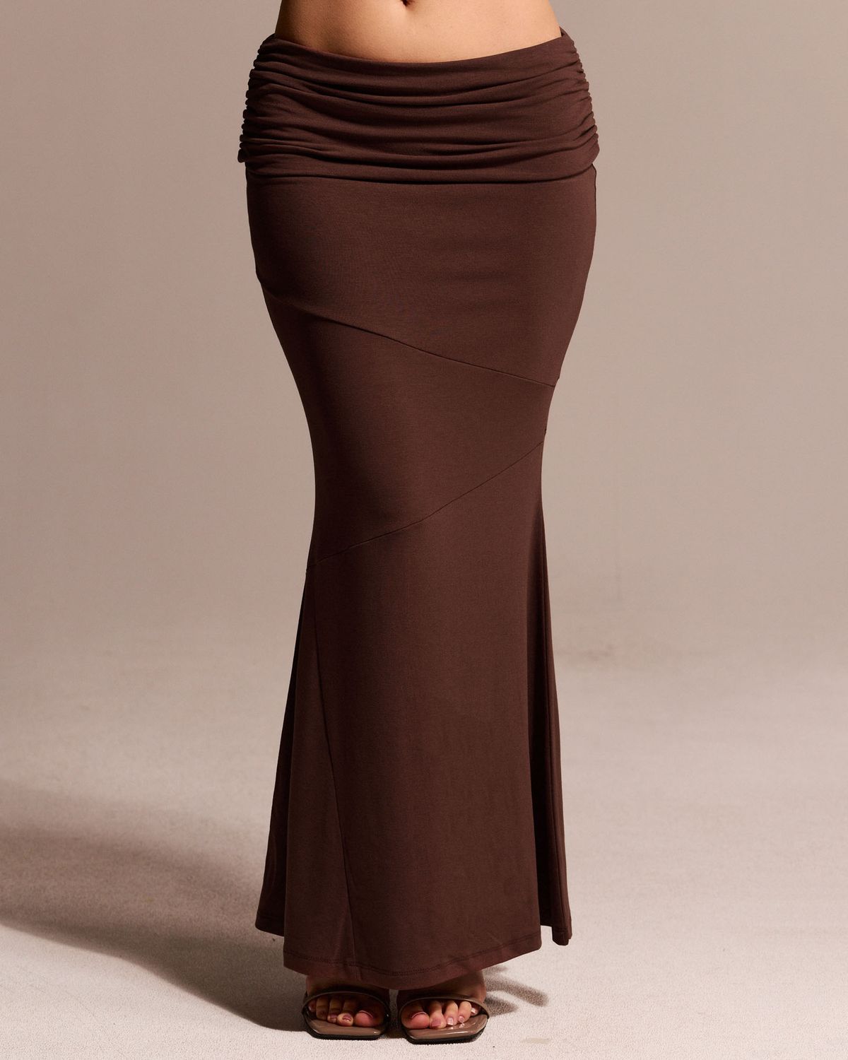 쿨시스(COOLSIS) CS FOLDING MERMAID SKIRT-073 (BROWN)