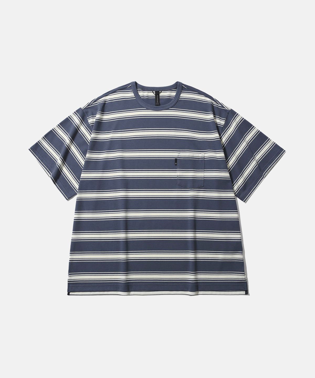 모이프(MOIF) [SS26] ONE POCKET H/S TEE / BLUE STRIPE