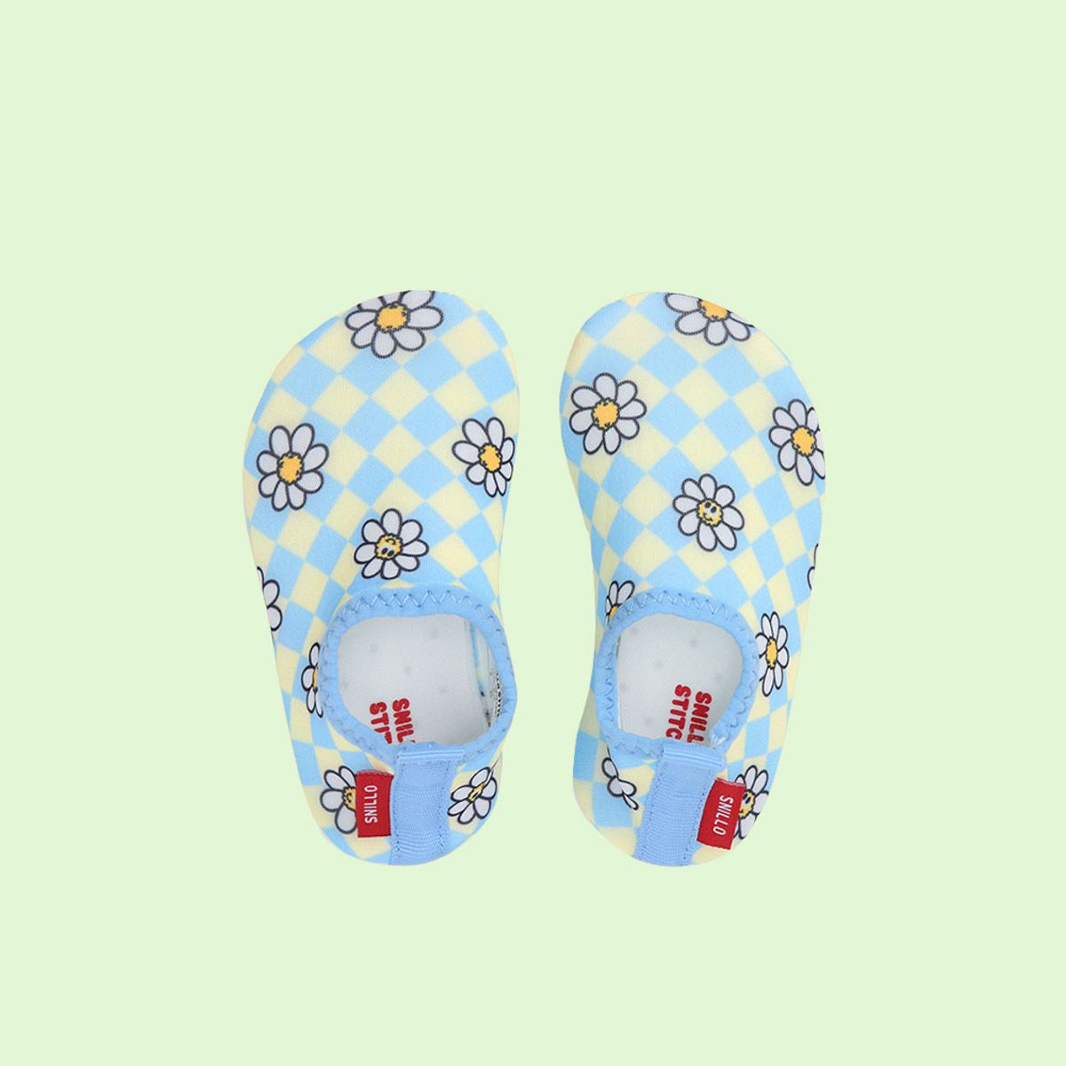 스닐로스티치(SNILLOSTITCH) 아쿠아 슈즈 데이지 블루