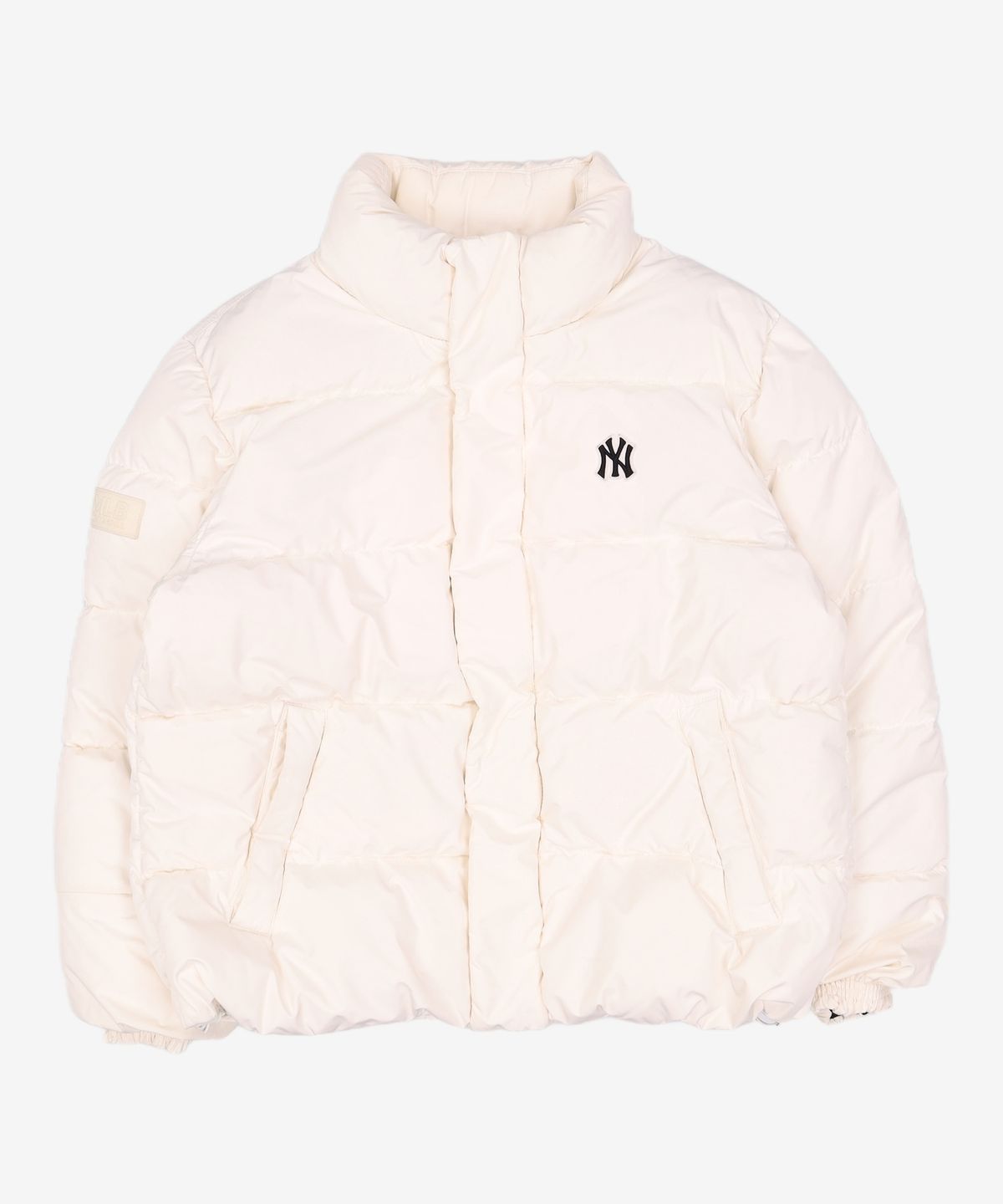 엠엘비(MLB) 베이직 숏패딩 NY (Ivory) S