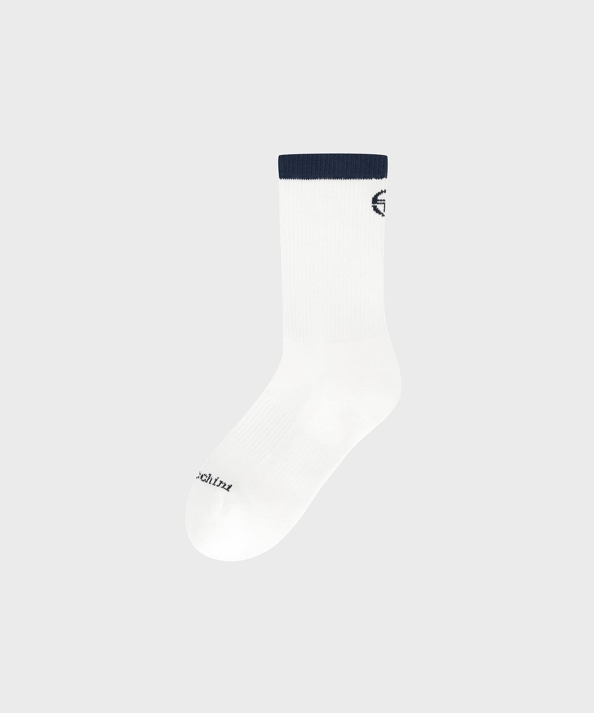 세르지오 타키니(SERGIO TACCHINI) U 백 로고 스트라이프 크루삭스 (White)