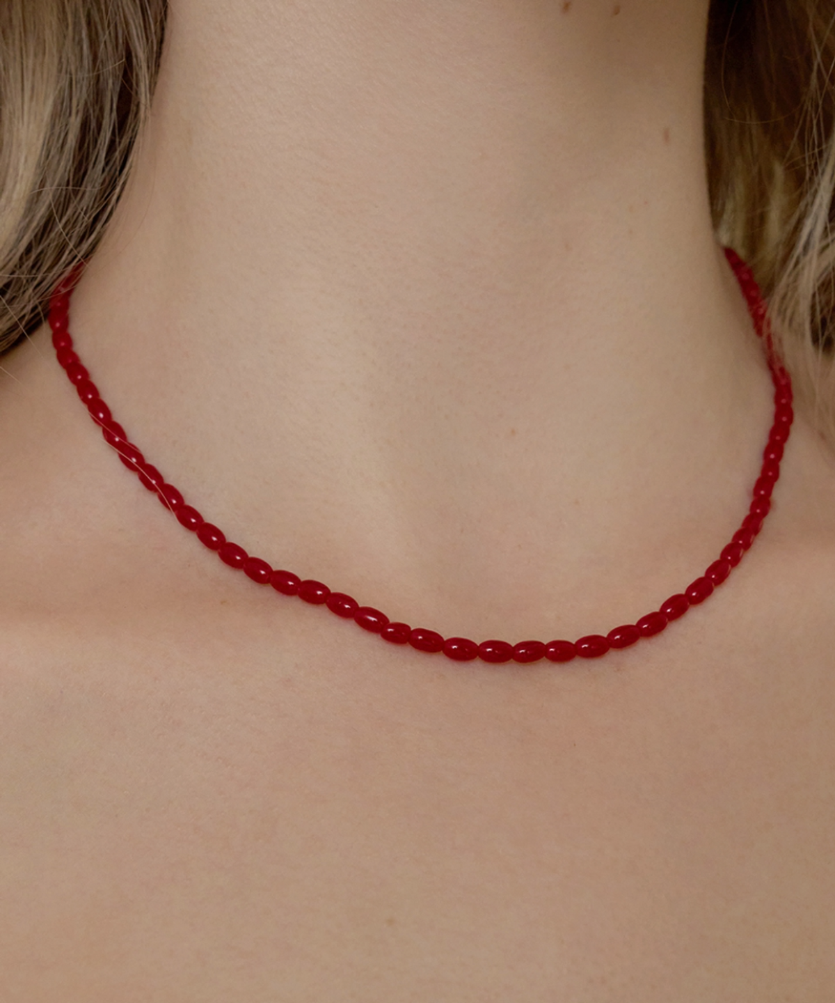 판타스틱 플래닛(FANTASTIC PLANET) color grain necklace (2colors)