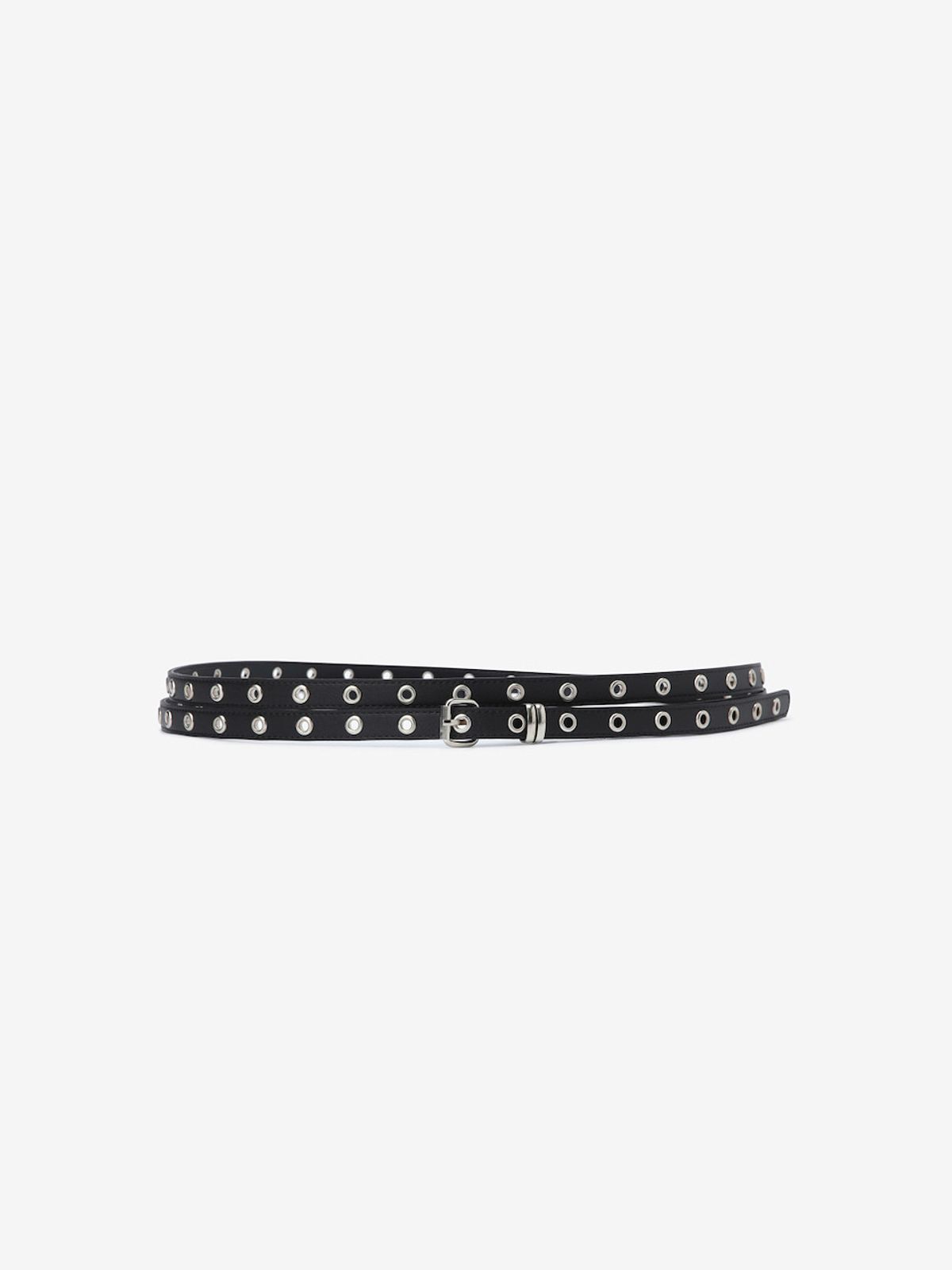 바운더리(BOUNDARY) DOUBLE LAYERED EYELET BELT BK_B261PHC005BK1