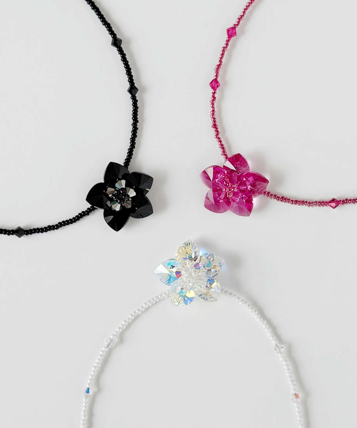 판타스틱 플래닛(FANTASTIC PLANET) plumeria flower necklace (3colors)