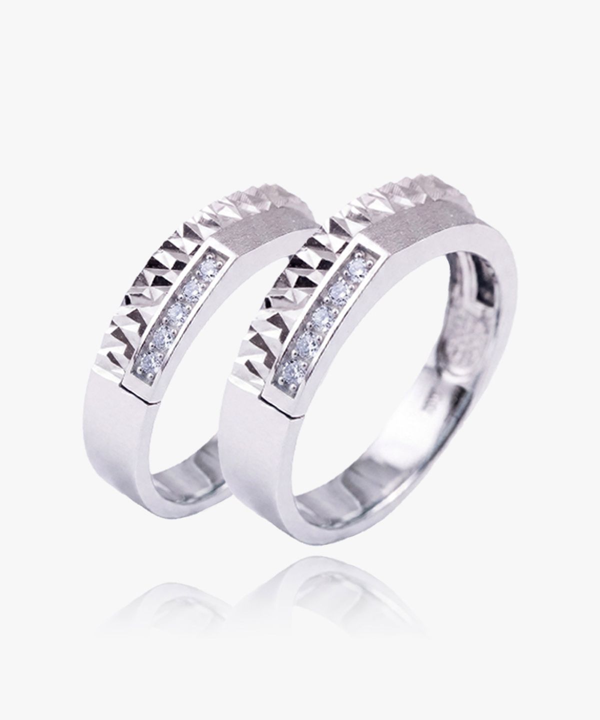 엘렌쥬얼리(HELENE JEWELRY) 실버 925 Silver 오브리스 커플 링 은 반지