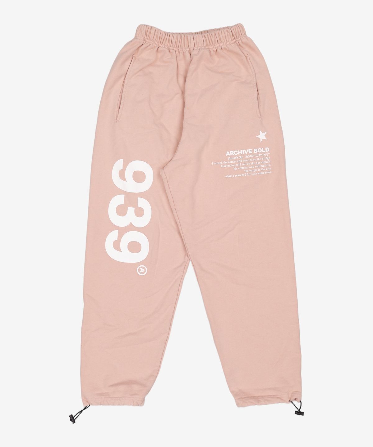 아카이브 볼드(ARCHIVE BOLD) 939 LOGO SWEAT PANTS (PINK) S