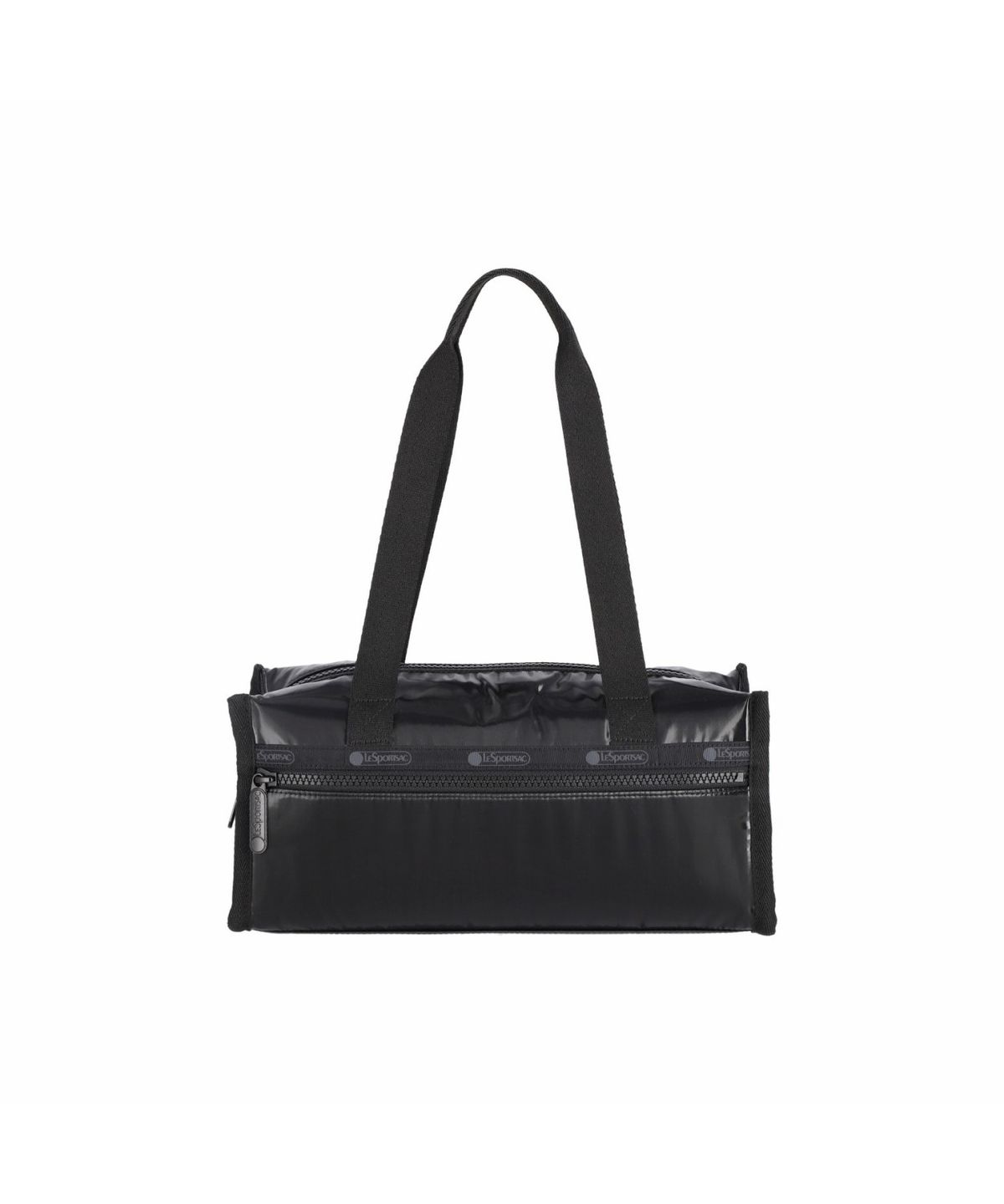 레스포색(LESPORTSAC) 블랙 샤인 E/W 스퀘어 숄더백 [2049.M135]