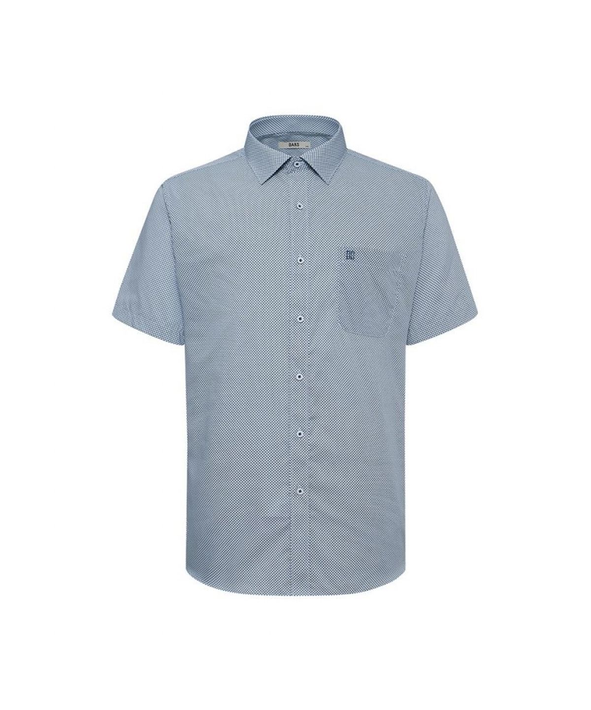 닥스셔츠(DAKS SHIRTS) 케어 면혼방 패턴 드레스 반팔셔츠_DMP2SHDL160N1