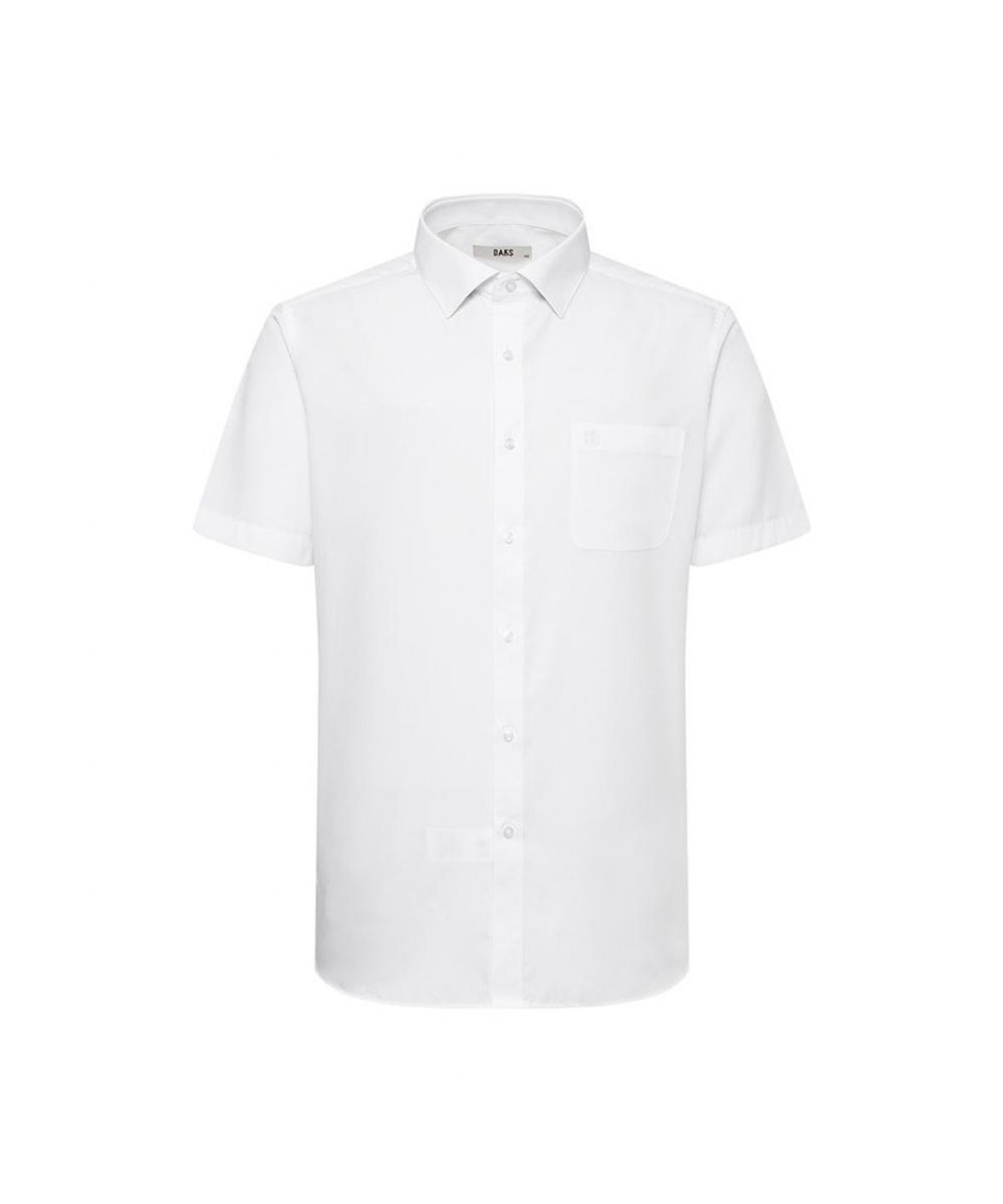 닥스셔츠(DAKS SHIRTS) 케어 솔리드 레귤러핏 드레스 반팔셔츠_DMP2SHDL101A1