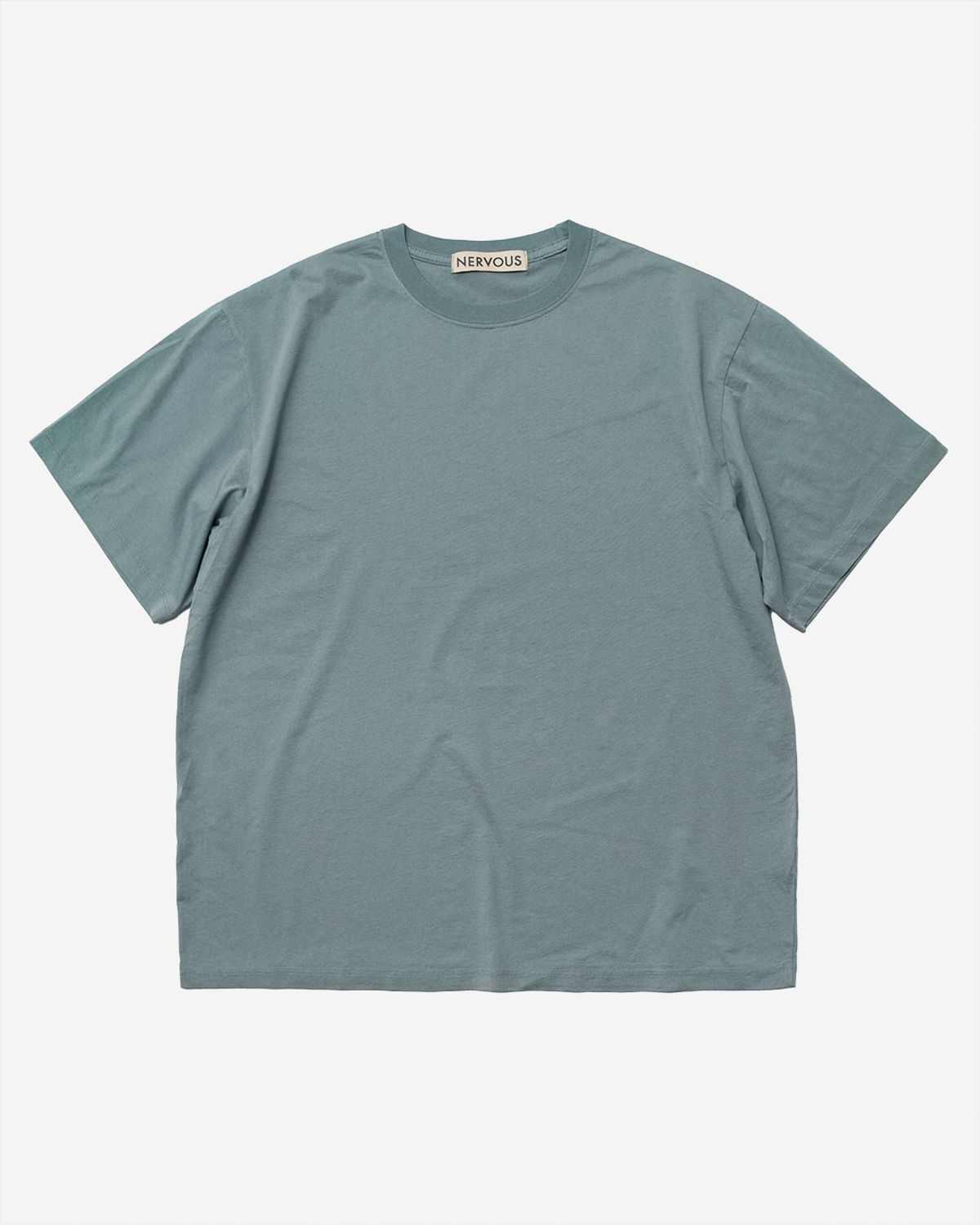 너버스(NERVOUS) POISE T - SHIRT _ teal dust