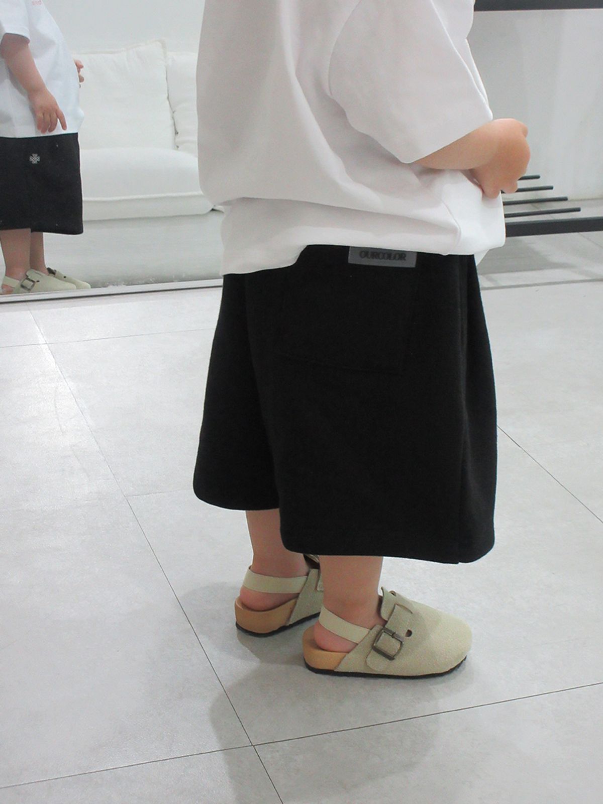 아워컬러(OURCOLOR) Our Bermuda Pants _ Black