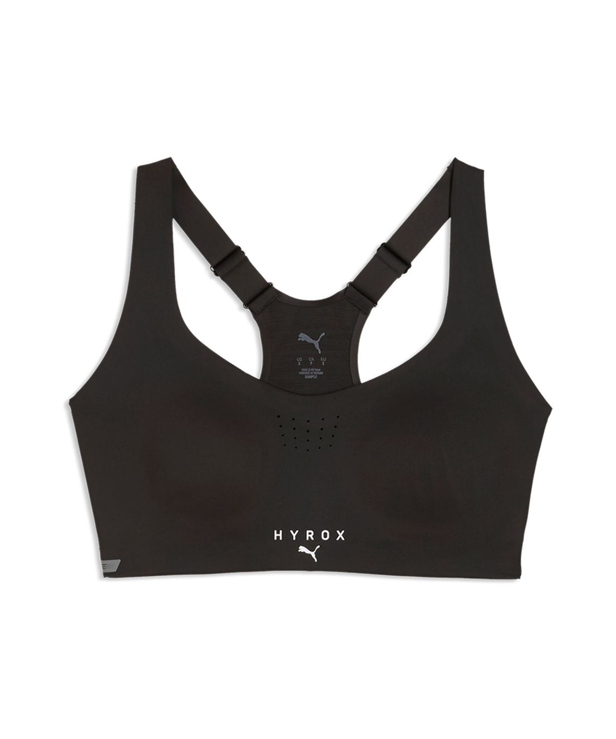 푸마(PUMA) 여성용 푸마 x 하이록스 파워모드 브라 - 푸마 블랙 / 529149-01
