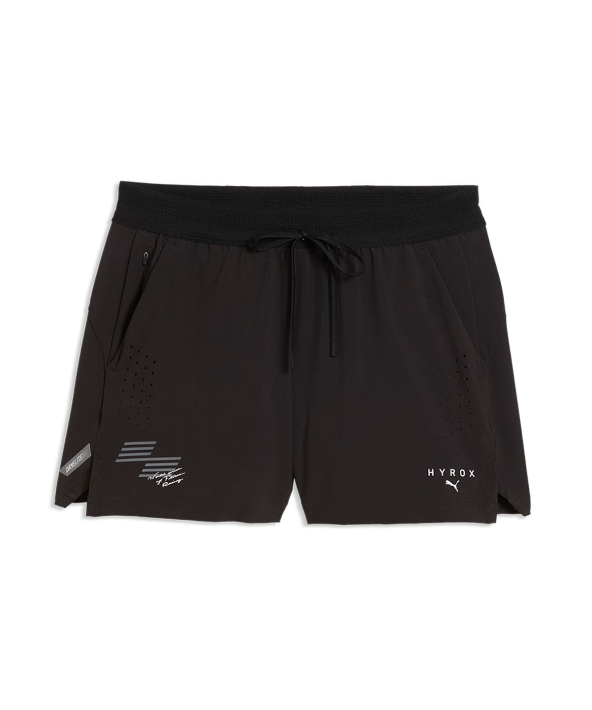 푸마(PUMA) 여성용 푸마 x 하이록스 파워모드 우븐 쇼츠 - 푸마 블랙 / 529255-01