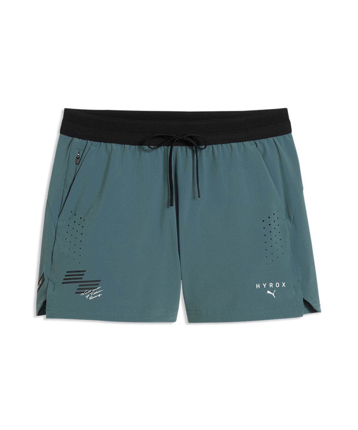 푸마(PUMA) 여성용 푸마 x 하이록스 파워모드 우븐 쇼츠 - 허브 가든 / 529255-69