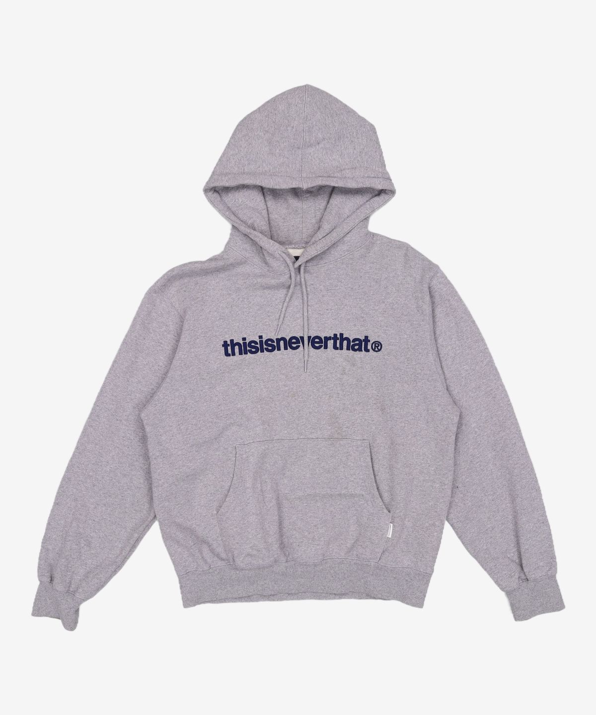 디스이즈네버댓(THISISNEVERTHAT) (FW21) T-Logo Hoodie - Heather Grey S